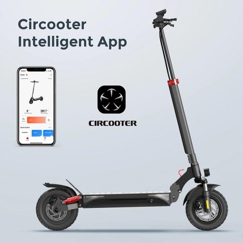 CIRCOOTER M2 Foldable Electric Scooter, 800W Motor, 48V 12.5Ah Battery, 10-Inches Off-Road Tire, 45km/h Max Speed  |   Electric Scooter Electric Scooter Electric Scooter