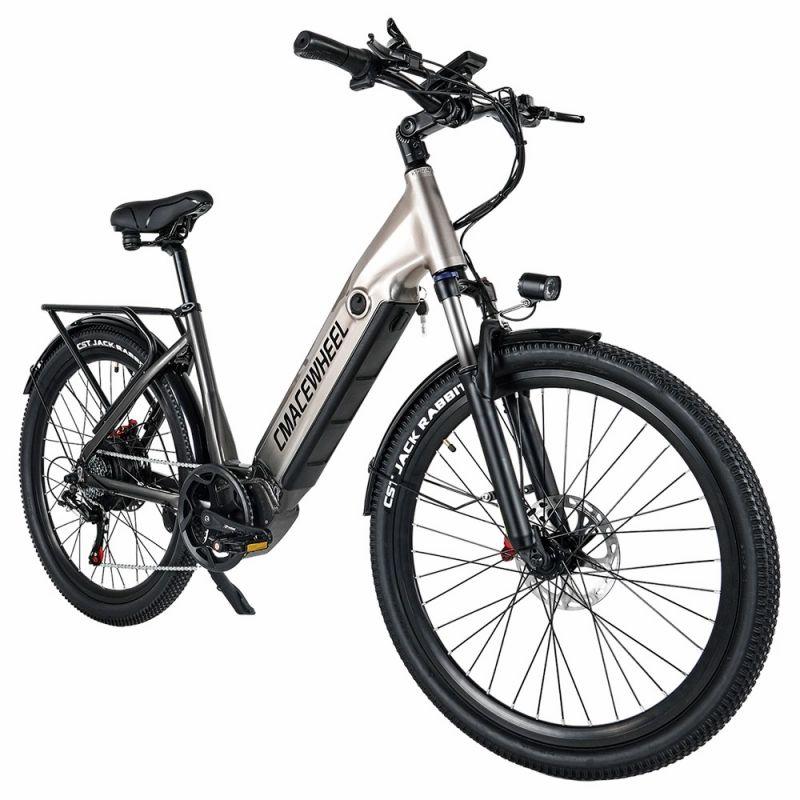 CMACEWHEEL L26 Electric Bike, 500W Motor, 48V 17Ah Battery, 26*2.1″ CST Tires, 45km/h Speed – Champanhe Golden  |   Electric Bike Electric Bike Electric Bike