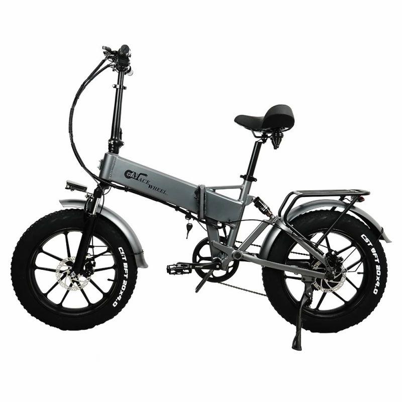 CMACEWHEEL RX20 Foldable Electric Bike, 20*4.0 inch Tire, 750W Motor, 40-45km/h Max Speed, 17Ah Battery – Grey  |   Electric Bike Electric Bike Electric Bike