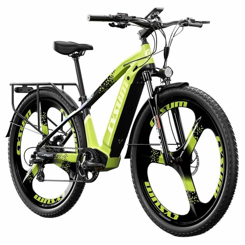 CYSUM CM520 29 inch Electric Bike, 500W Motor, 48V 14Ah Removable Battery, LCD Display, 50-70km Range – Green  |   Electric Bike Electric Bike Electric Bike