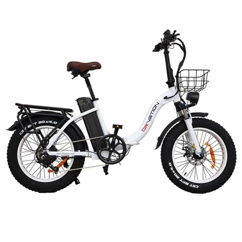 DRVETION CT20 Foldable Electric Bike, 20*4.0inch Fat Tire, 750W Motor, 48V 10Ah Battery, 45km/h Max Speed  |   Electric Bike Electric Bike Electric Bike