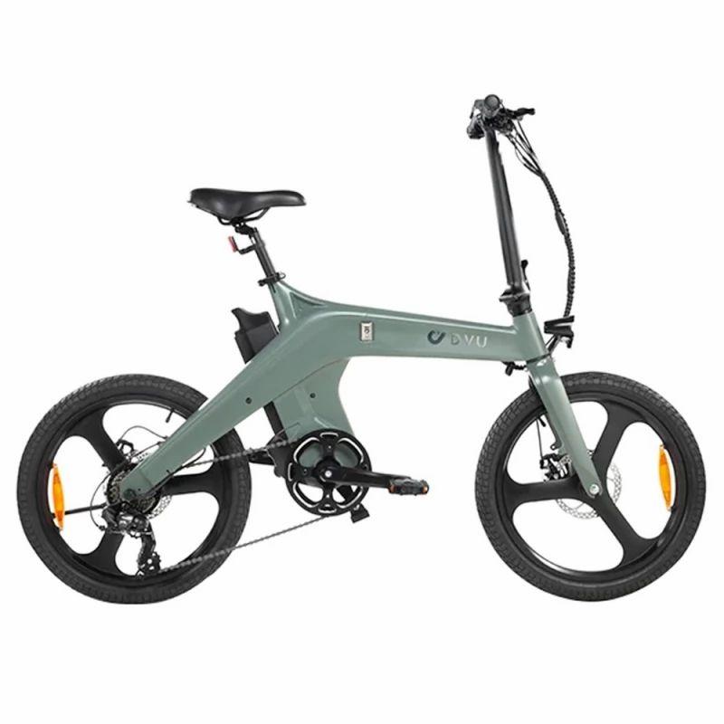 DYU T1 20 Inch Tire Foldable Electric Bike, Torque Sensor, 250W Motor, 25km/h Max Speed, 10Ah Battery – Green  |   Electric Bike Electric Bike Electric Bike