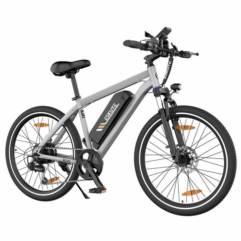 ESKUTE M100 Electric Bike, 250W Brushless Motor, 36V 10.4Ah Removable Battery, 27.5*1.95″ Tires  |   Electric Bike Electric Bike Electric Bike