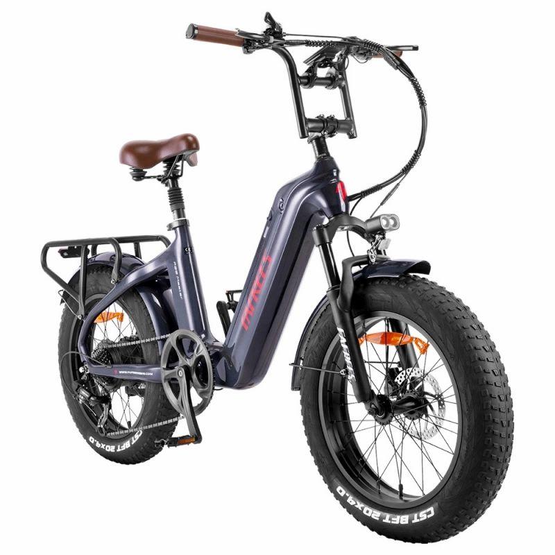 FAFREES F20 Master Electric bike, Carbon Fiber,500W Hub Motor, 48V 22.5Ah Battery, 20*4.0 Inch Air Tire – Aurora Grey  |   Electric Bike Electric Bike Electric Bike