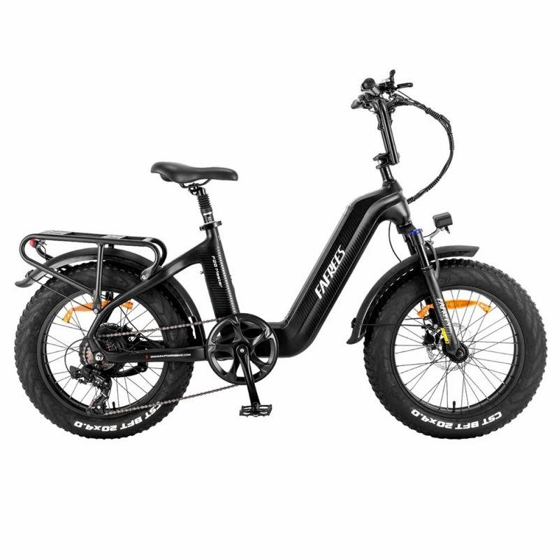 FAFREES F20 Master Electric bike, Carbon Fiber,500W Hub Motor, 48V 22.5Ah Samsung Battery, 20*4.0 Inch Air Tire – Black  |   Electric Bike Electric Bike Electric Bike