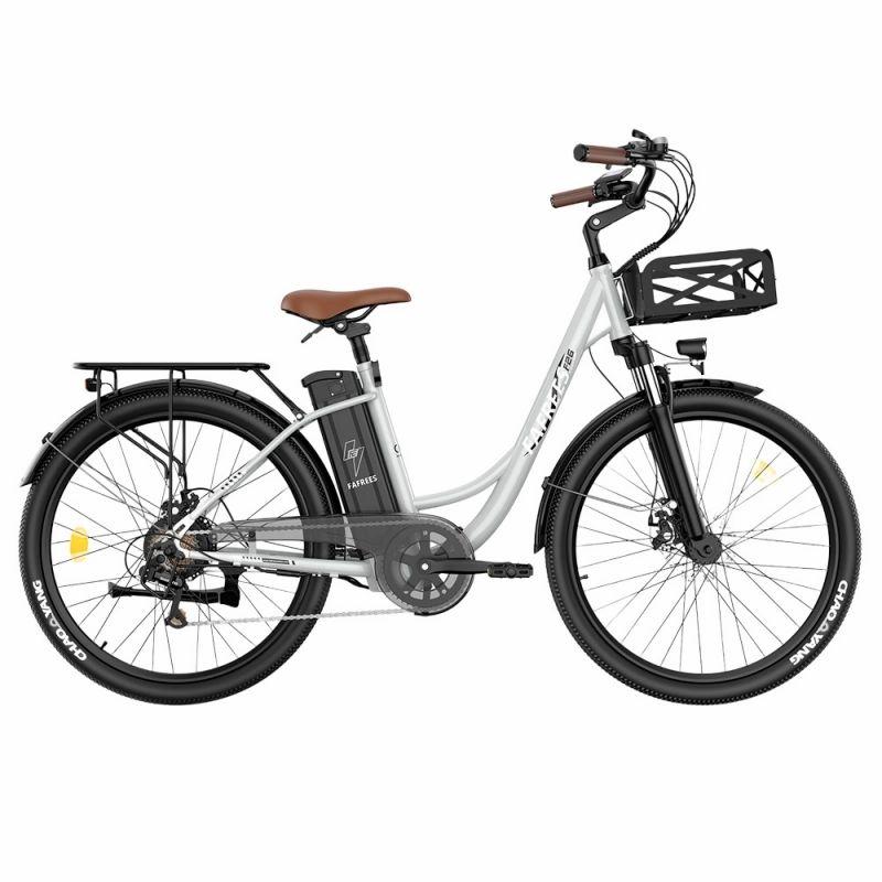 Fafrees F26 Lasting Electric Bike, 250W Motor, 36V 20.3Ah Battery, 26*1.95” Tires, 25km/h Max Speed – Grey  |   Electric Bike Electric Bike Electric Bike