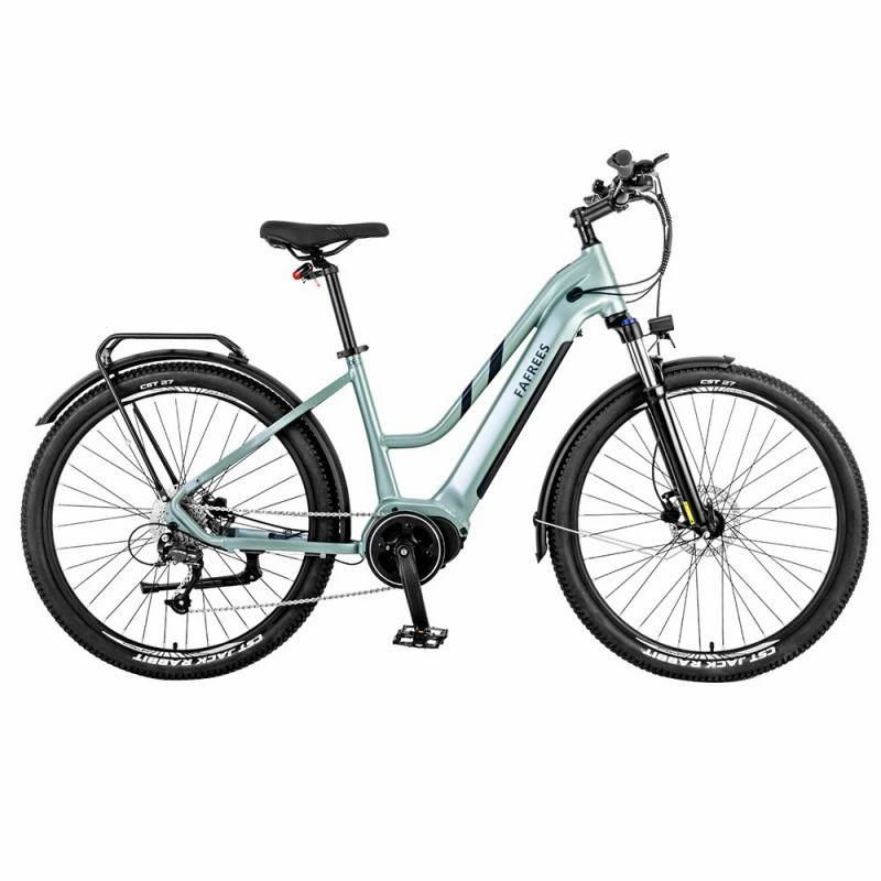 FAFREES FM8 Pro 27.5 Inch Air Tires Electric Bike, 36V 250W Mid-drive Motor, 14.5Ah Battery, 25km/h, 100-120km Range – Green  |   Electric Bike Electric Bike Electric Bike