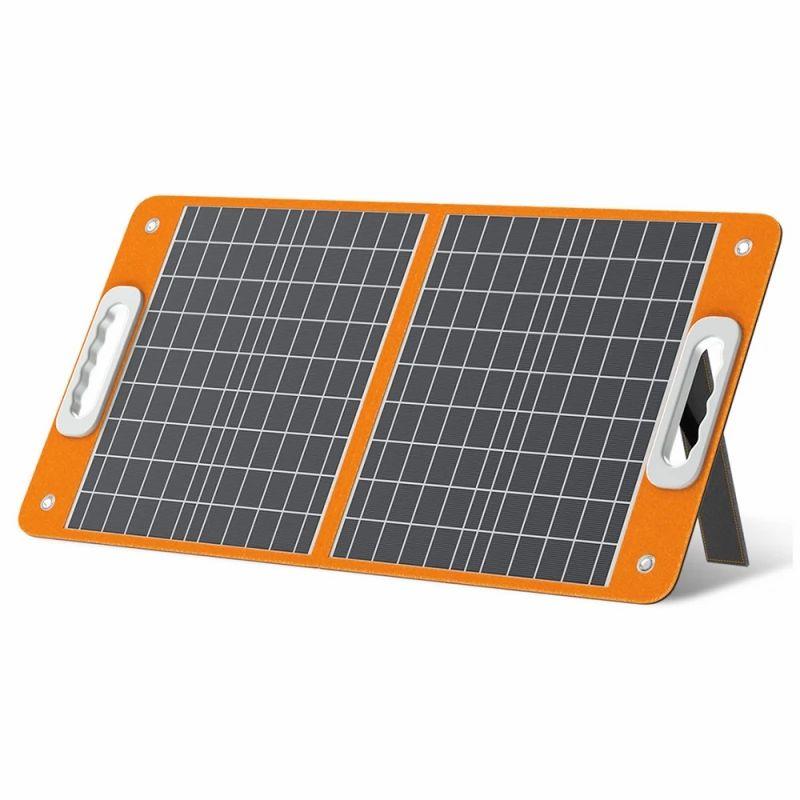 Flashfish TSP 18V 60W Foldable Solar Panel, Portable Solar Charger with DC Outputs, 2 USB Outputs  |   Solar Panel Energy Savings Solar Panel