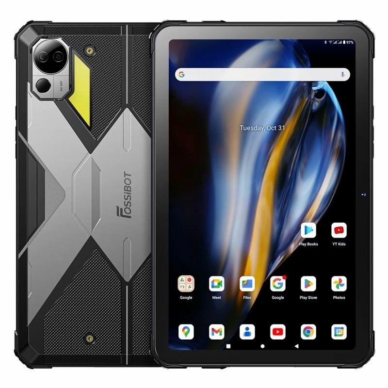 FOSSiBOT DT2 Rugged Tablet, Android 13.0, 10.4 Inch 2K IPS Touchscreen, MT8781 Octa Core 2.0GHz, 12GB 256GB – Grey  |   Solar Panel Energy Savings Power Station Solar Generator