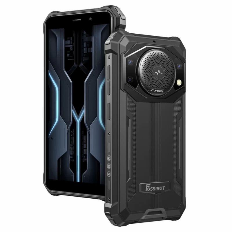 FOSSiBOT F101P Rugged Smartphone, 4GB 64GB, AI Triple Camera, 123dB Speaker, MediaTek Helio P22 Octa-Core – Black  |   Power Station Solar Generator Energy Savings Power Station Solar Generator