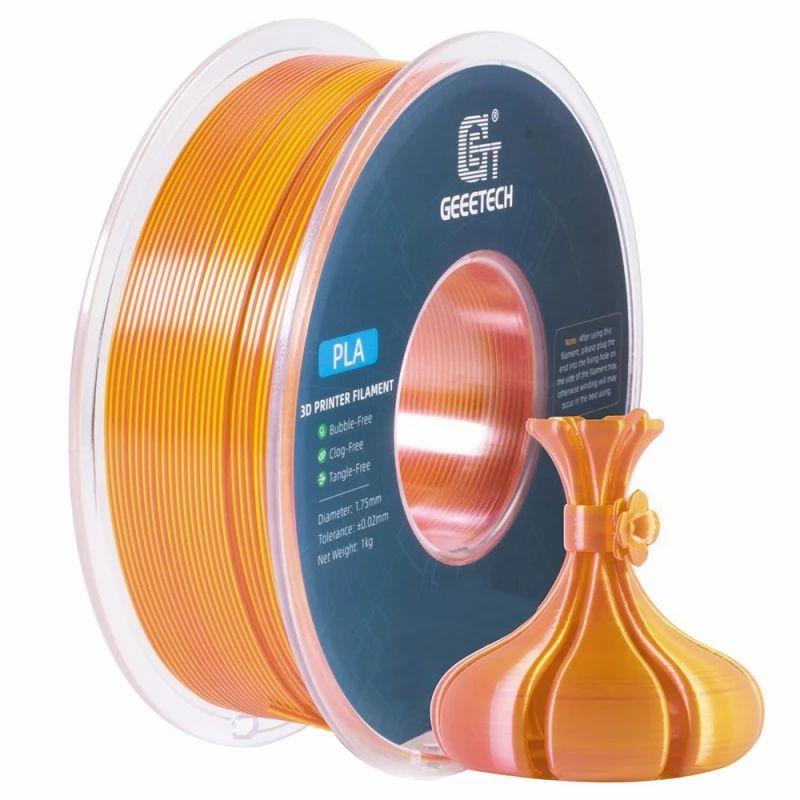 Geeetech Dual Color Silk PLA Filament 1kg – Gold and Copper  |   3D Printers Accessories 3D Printers & Accessories 3D Printers Accessories