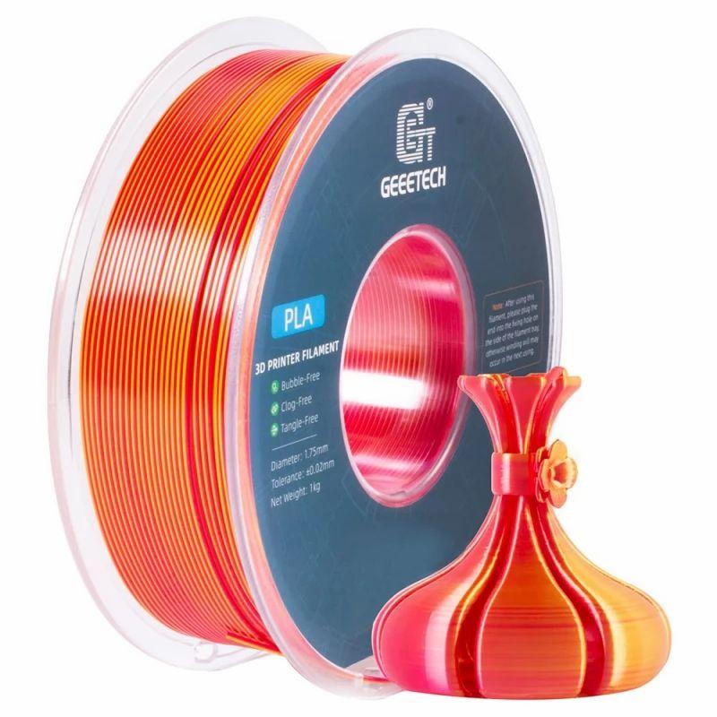 Geeetech Dual Color Silk PLA Filament 1kg – Gold and Red  |   3D Printers Accessories 3D Printers & Accessories 3D Printers Accessories