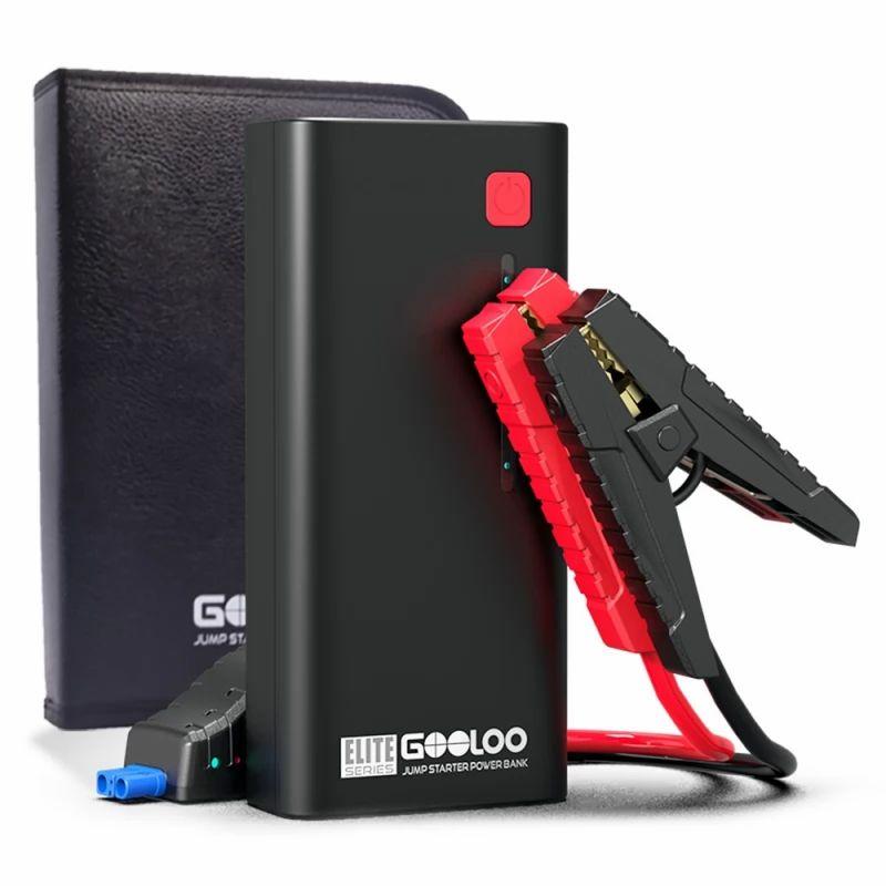 GOOLOO GE1200 Jump Starter, 1200A Peak Car Starter, 18000mAh Portable Power Pack, 12V Auto Battery Booster, LED Light  |   Tools Electronics Black