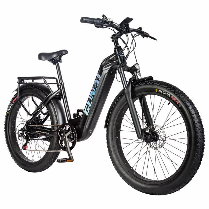 GUNAI GN26 Electric Bike, 500W Bafang Motor, 48V 17.5Ah Battery, 26*3.0-inch Fat Tires, 42km/h Max Speed  |   Electric Bike Electric Bike Electric Bike