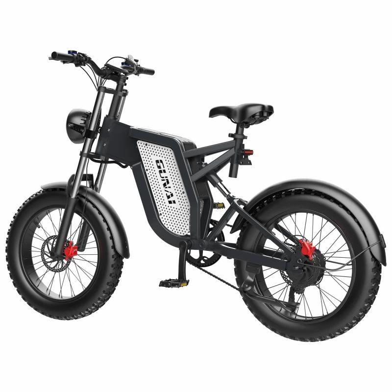 GUNAI MX25 20″ Fat Tires Electric Bike Max Speed 50 km/h – 48V 25Ah Lithium Battery & 1000W Brushless Motor Double Oil Brakes  |   Electric Bike Electric Bike Electric Bike