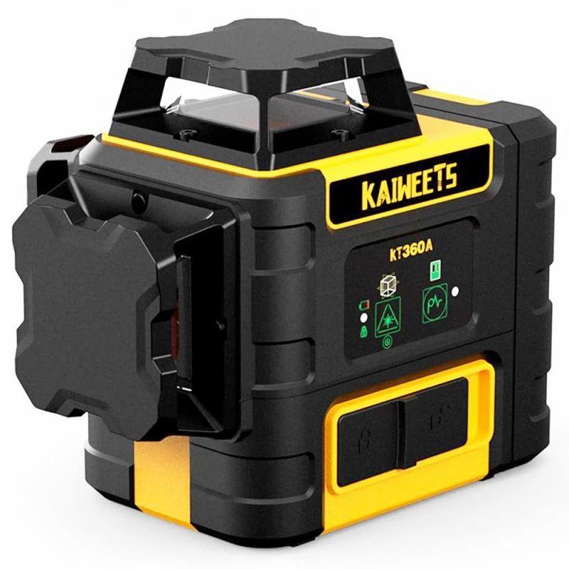 KAIWEETS KT360A 12 Lines Laser Leveling Laser – 1 x 360° Horizontal Line & 2 x 360° Vertical Lines  |   Tools Electronics Tools