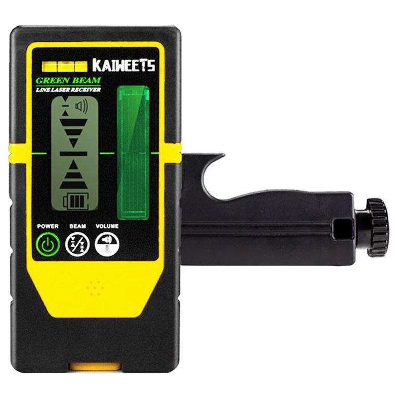 KAIWEETS LR100G Laser Detector Compatible with KT360A/B Pulse Mode Double-sided Receiver Working Range Up to 196ft  |   Tools Electronics Tools