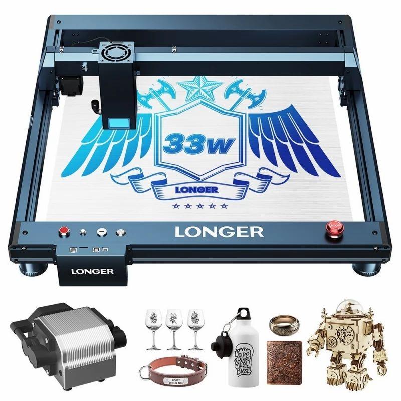 Longer Laser B1 30W Laser Engraver Cutter, 6-core Laser Head, 450 x 440mm Engraving Area – EU  |   3D Printers 3D Printers 3D Printers