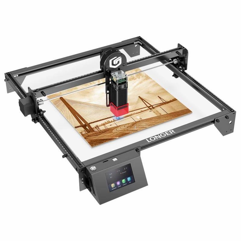 LONGER RAY5 10W Laser Engraver, 0.06×0.06mm Laser Spot, Offline Carving, 32-Bit Chipset, WiFi Connection 400x400mm  |   Accessories 3D Printers 3D Printers