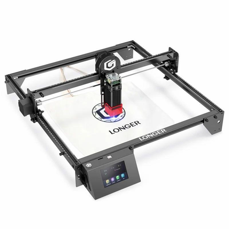 LONGER RAY5 5.5W 60W FAC Laser Engraving Cutter ESP32 Chipset WIFI Connection 3.5″ Touchable Screen Working Area 410 x 410mm  |   Accessories 3D Printers 3D Printers