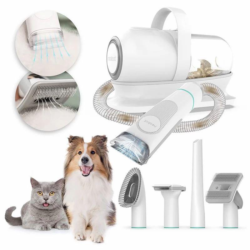 Neabot P1 Pro Dog Clipper with Pet Hair Vacuum Cleaner, Professional Pet Grooming Set with 5 Proven Care Tools  |   Pet Supplies Pet Supplies Pet Supplies