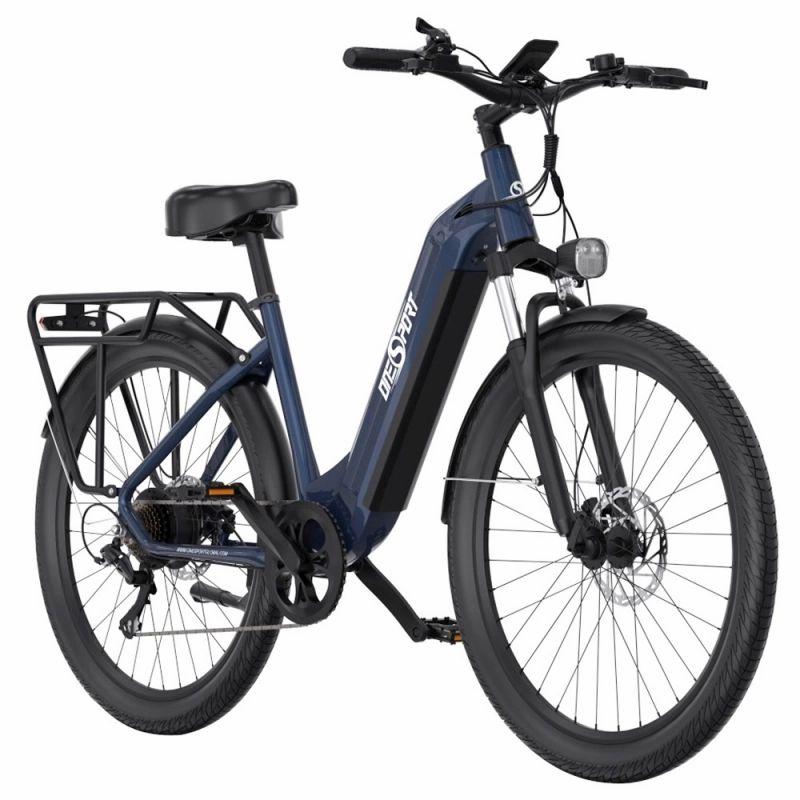 ONESPORT OT05 City Electric Bike, 250W Motor, 36V 18.2Ah Battery, 27.5*2.25-inch Tire, 25km/h Max Speed – Blue  |   Electric Bike Electric Bike Electric Bike