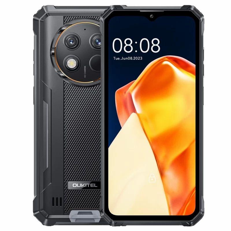 OUKITEl WP28 Smartphone, 15GB 256GB, 5MP Front Camera 48MP Rear Camera, 10600mAh, 6.52 inch Screen – Black  |   Power Station Solar Generator Energy Savings Power Station Solar Generator