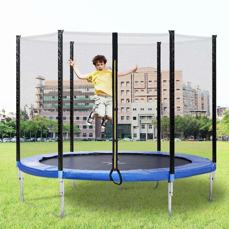 Outdoor Trampoline with Safety Enclosure Net and Padded Poles  |   Outdoors & Camping Outdoors & Camping Outdoors & Camping