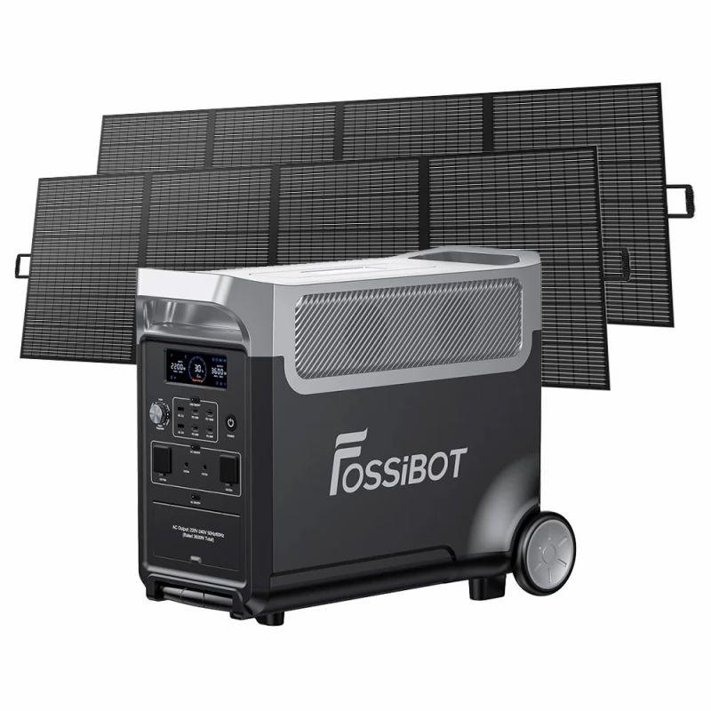 [Pre-sale] FOSSiBOT F3600 + 2 FOSSiBOT SP420 420W Solar Panels Kit  |   Solar Panel Energy Savings Power Station Solar Generator