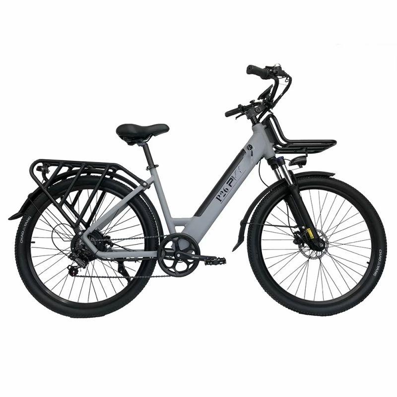 PVY P26 Electric Bike, 27.5-inch Tires, 750W Motor, 48V 11.6AH Battery, 100km Max Range – Black  |   Electric Bike Electric Bike Electric Bike