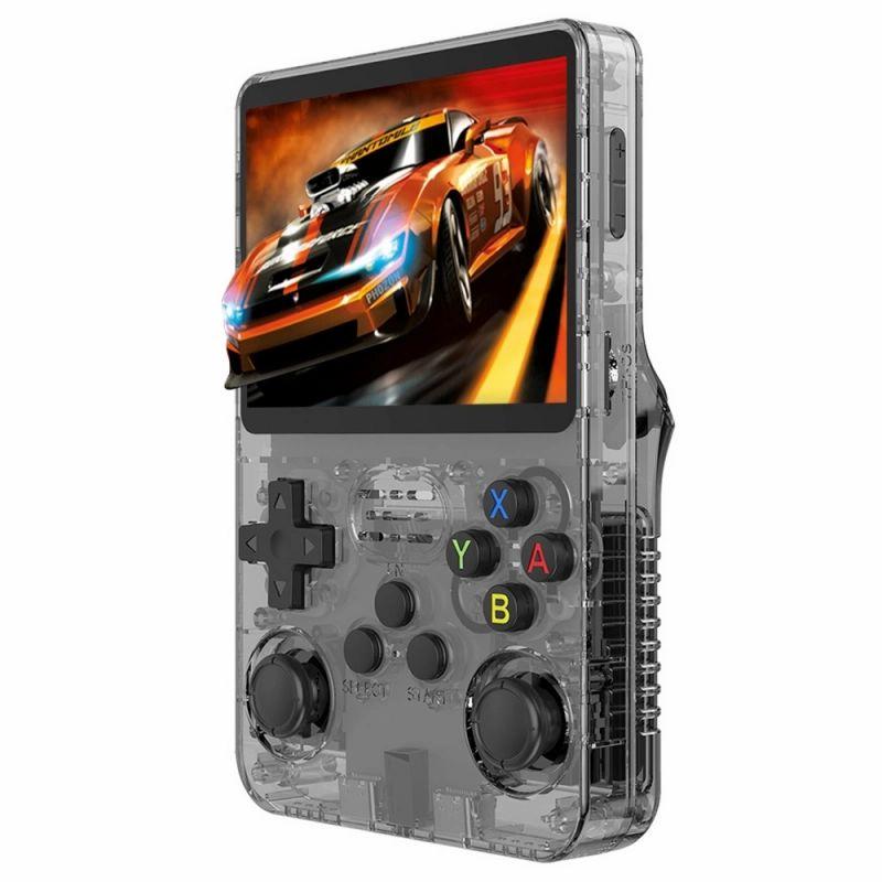 R36S Handheld Game Console, 3.5-inch IPS Screen, Linux System, 11 Emulator, 64GB – Grey  |   Games & Accessories Electronics Games & Accessories