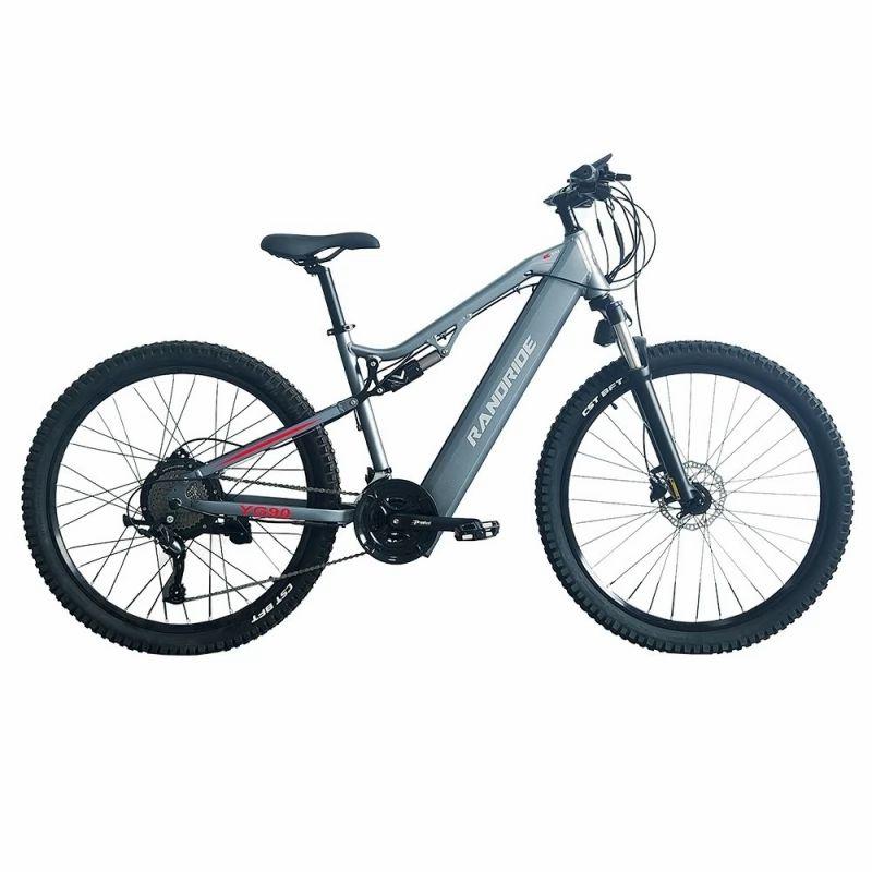 RANDRIDE YG90A Electric Bike, 48V 17Ah Battery,1000W Motor, 45km/h Max Speed, 70-90Max Range, 27.5” Tires,75N.M Torque – Gray  |   Electric Bike Electric Bike Electric Bike