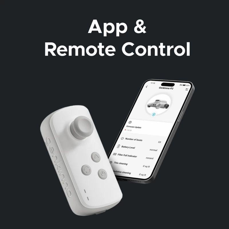 Remote Controller for Genkinno P2 Cordless Robotic Pool Cleaner  |   Robot Pool Vacuum Robot Pool Vacuum Robot Pool Vacuum