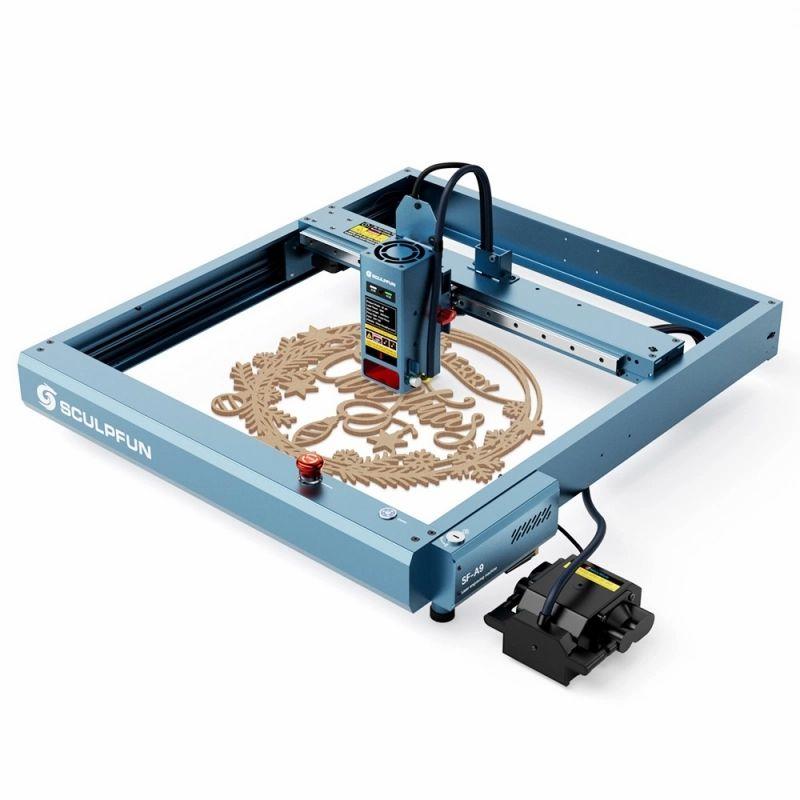 SCULPFUN SF-A9 Laser Engraver Cutter, 40W/20W Switchable Laser Power, Auto Air Assist  |   Accessories Accessories Accessories