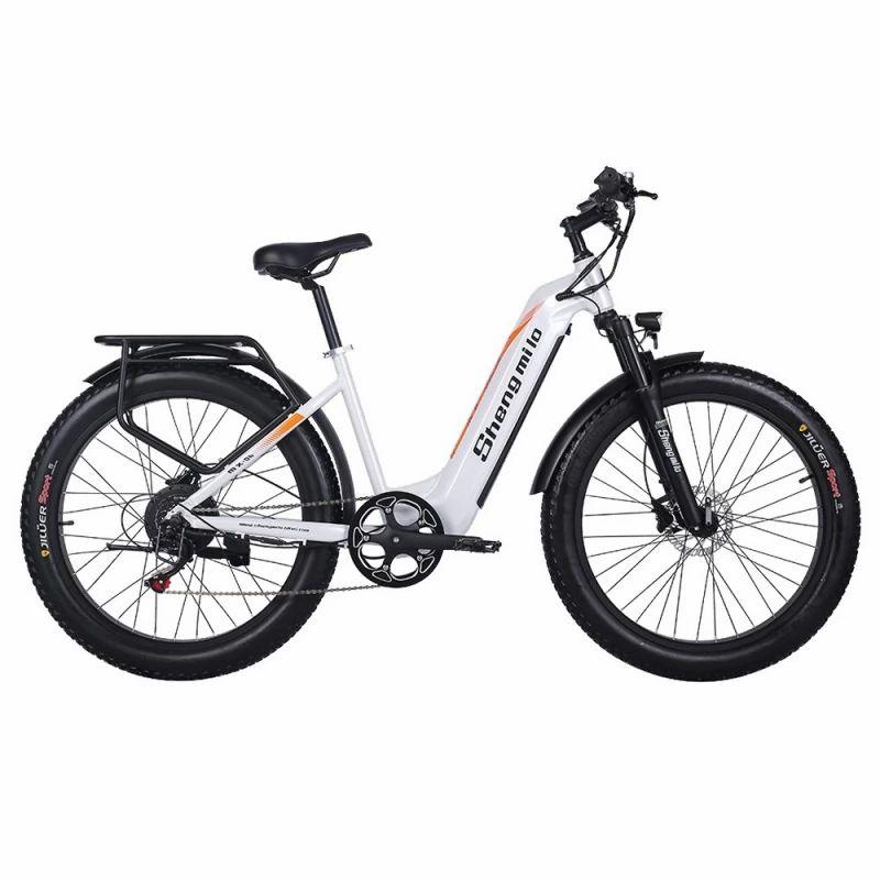 Shengmilo MX06 Electric Off-road Bike,500W Bafang Motor, 48V 17.5Ah Samsung Battery,26in All-terrain Fat Tires  |   Electric Bike Electric Bike Electric Bike