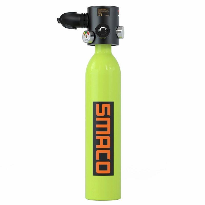 SMACO S500 0.7L Mini Scuba Diving Tank – Green  |   Outdoors & Camping Diving Tank Diving Tank