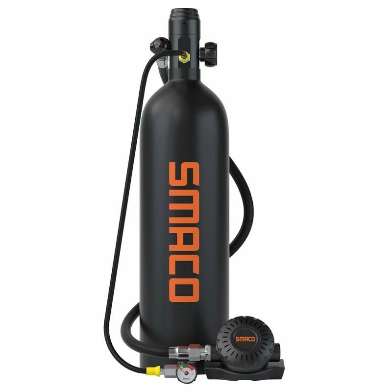 SMACO S700 Plus 2L Scuba Tank – Black  |   Diving Tank Diving Tank Diving Tank