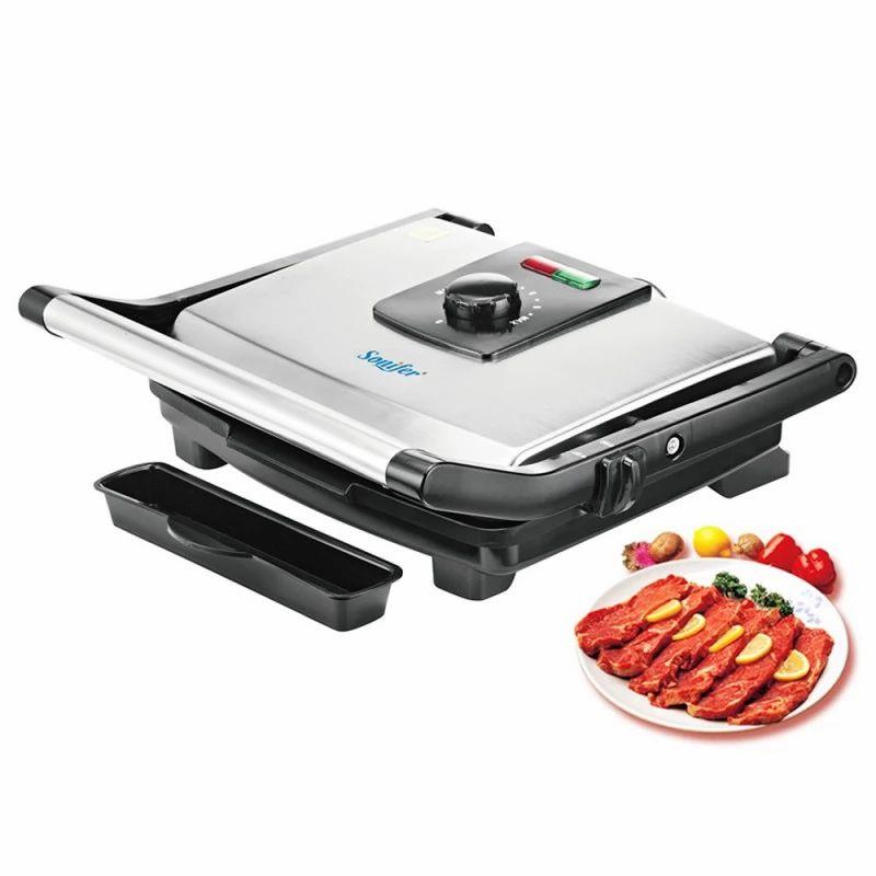 Sonifer SF6012 2000W Electric Contact Grill, Smokeless Baking 90 Degree Open BBQ Griddle,Panini Press Barbecue Griddle  |   Outdoors & Camping Outdoors & Camping Outdoors & Camping