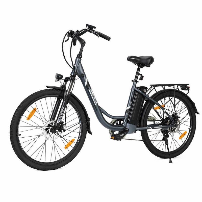 Touroll B1 Electric City Bike, 250W Motor, 45Nm Torque, 36V 15.6Ah Battery, 25km/h Max Speed, 26 “x1.95” Tire  |   Electric Bike Electric Bike Electric Bike