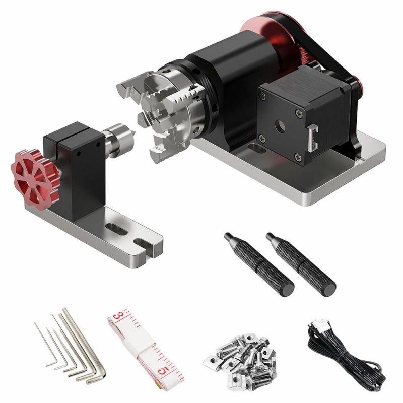 TWO TREES 4th Axis CNC Rotary Module Kit for TTC 450 Laser  |   3D Printers Accessories 3D Printers & Accessories 3D Printers Accessories