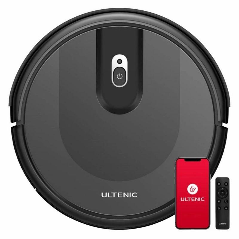 Ultenic D5 Robot Vacuum Cleaner, 3000Pa Powerful Suction, 120min Max. Runtime, 3 Cleaning Modes – Black  |   Cordless Stick Vacuum Cordless Stick Vacuum Cordless Stick Vacuum