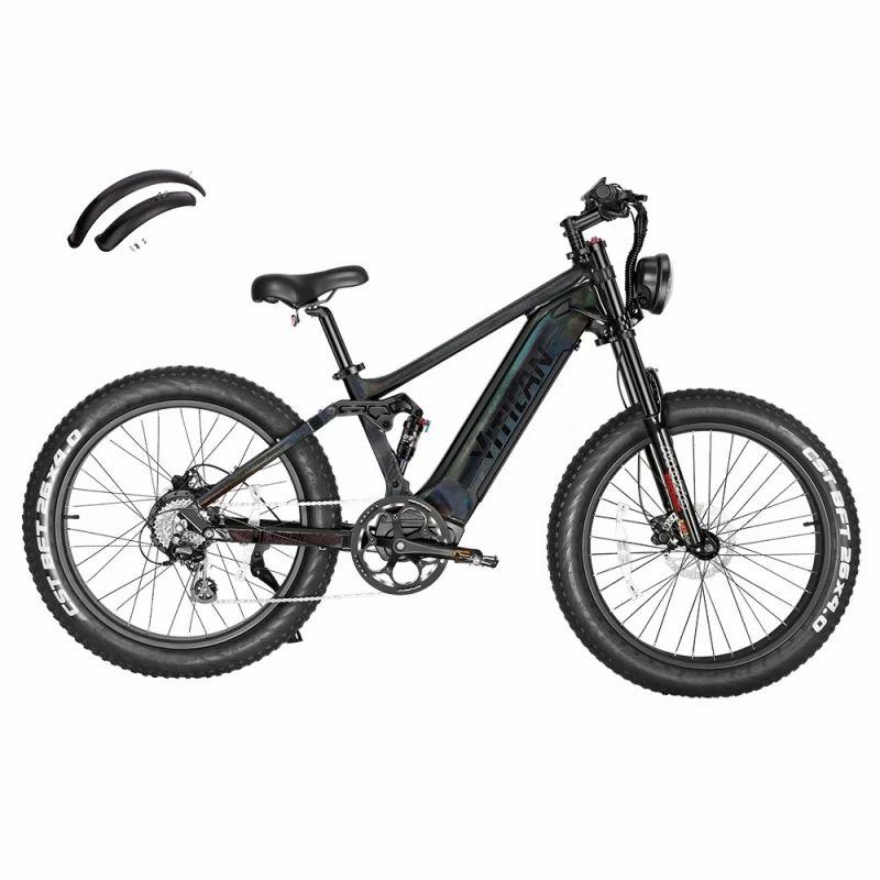 Vitilan T7 Mountain Electric Bike, 26*4.0-inch CST Fat Tires, 750W Bafang Motor, 48V 20Ah Battery – Mixed Color  |   Electric Bike Electric Bike Electric Bike