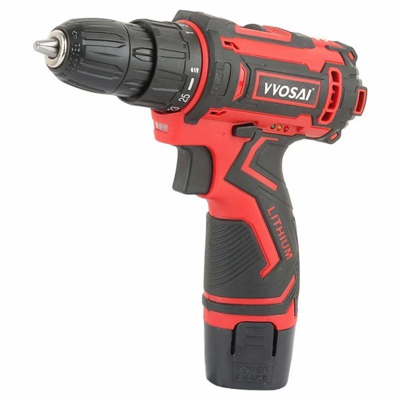 VVOSAI WS-3012-B1 12V Cordless Drill Electric Screwdriver, 3/8 inch Chuck Size, 2 Speed, 1.5Ah Battery Capacity  |   Tools Electronics Tools