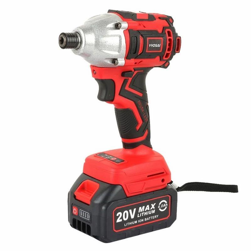 VVOSAI WS-Z8-B2 20V Electric Screwdriver 2.0Ah*2 Rechargeable Batteries 300-320N.m Brushless Motor Impact Drill  |   Tools Electronics Tools