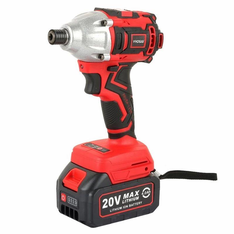 VVOSAI WS-Z8-B2P 20V Electric Screwdriver 2.0Ah*2 Rechargeable Batteries 300-320N.m Brushless Motor Impact Drill  |   Tools Electronics Tools