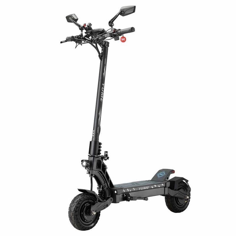 YUME HAWK Foldable Electric Scooter, 10×3.15″ Tubeless All-terrain Tires, 1200W*2 Motor, 60V 22.5Ah Battery  |   Electric Scooter Electric Scooter Electric Scooter