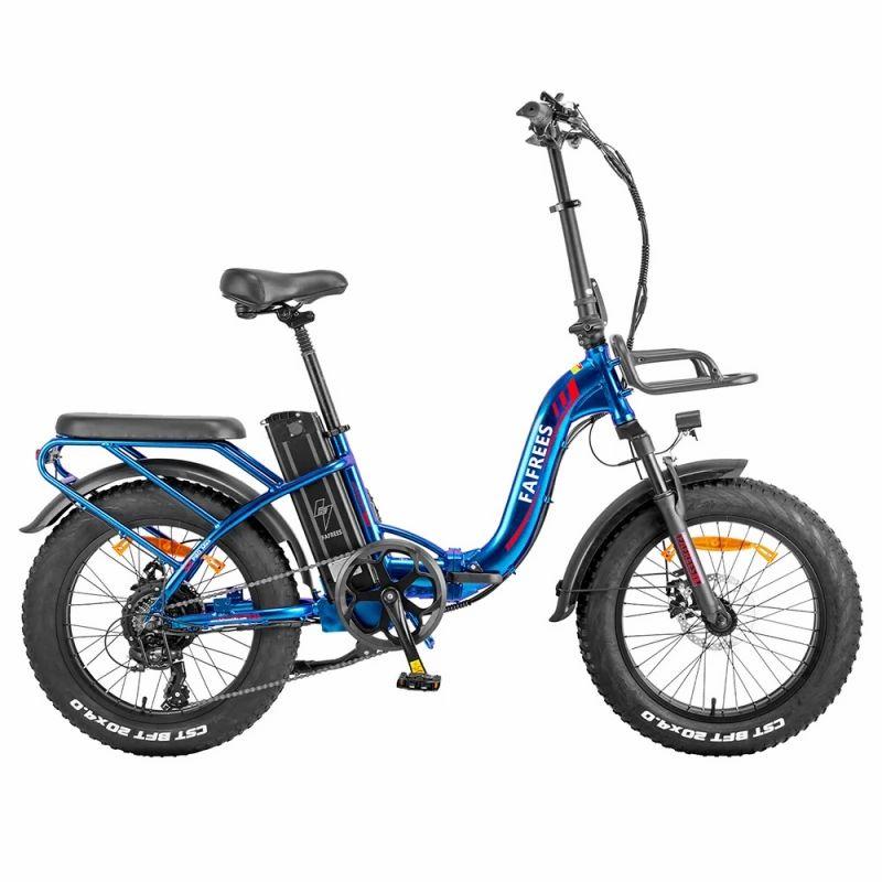 Fafrees F20 Max Foldable Electric Bike, 20*4.0 Inch Fat Tire, 500W Brushless Motor, 48V 22.5Ah Battery – Aurora Blue  |   Electric Bike Electric Bike Electric Bike