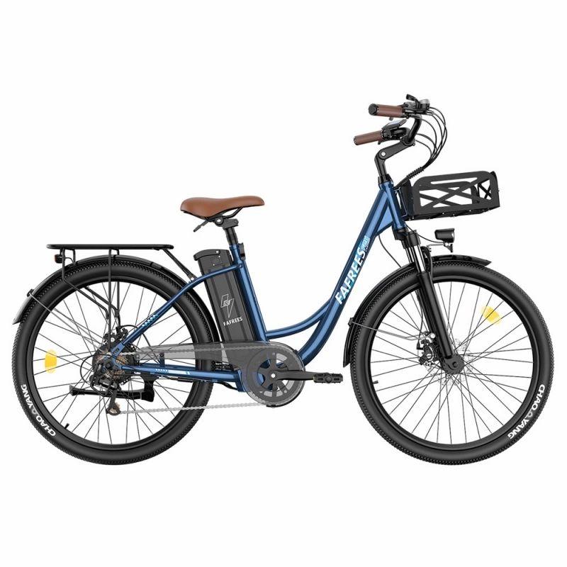 Fafrees F26 Lasting Electric Bike, 250W Motor, 36V 20.3Ah Battery, 26*1.95” Tires, 25km/h Max Speed – Blue  |   Electric Bike Electric Bike Electric Bike