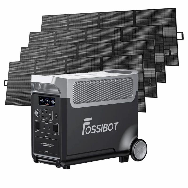 [Pre-sale] FOSSiBOT F3600 + 4 FOSSiBOT SP420 420W Solar Panels Kit  |   Power Station Solar Generator Energy Savings Power Station Solar Generator