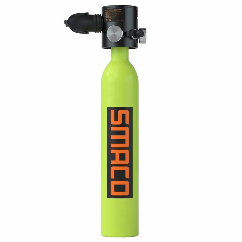 SMACO S300 Plus 0.5L Mini Scuba Tank – Green  |   Diving Tank Diving Tank Diving Tank